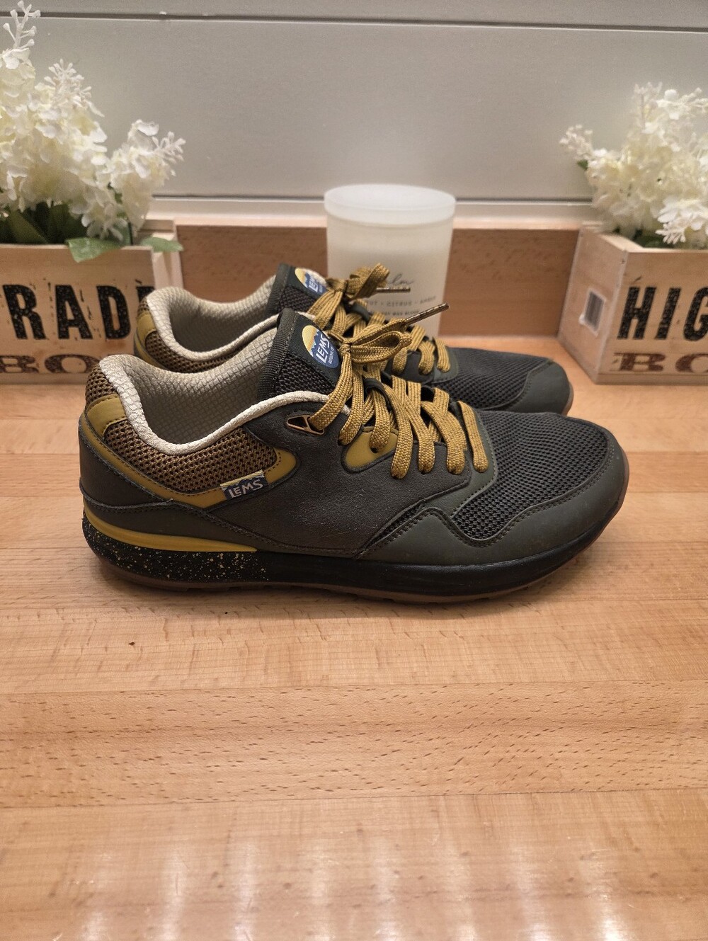 Lems Trailhead Sneaker Sage Green Men's Size 9.5 Wide